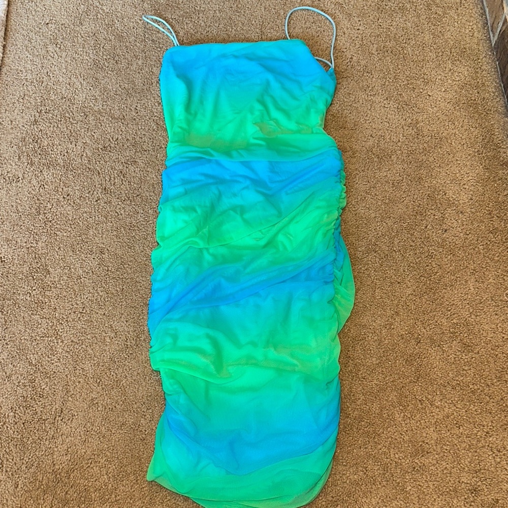 Tigermist Blue and Green Delilah Dress